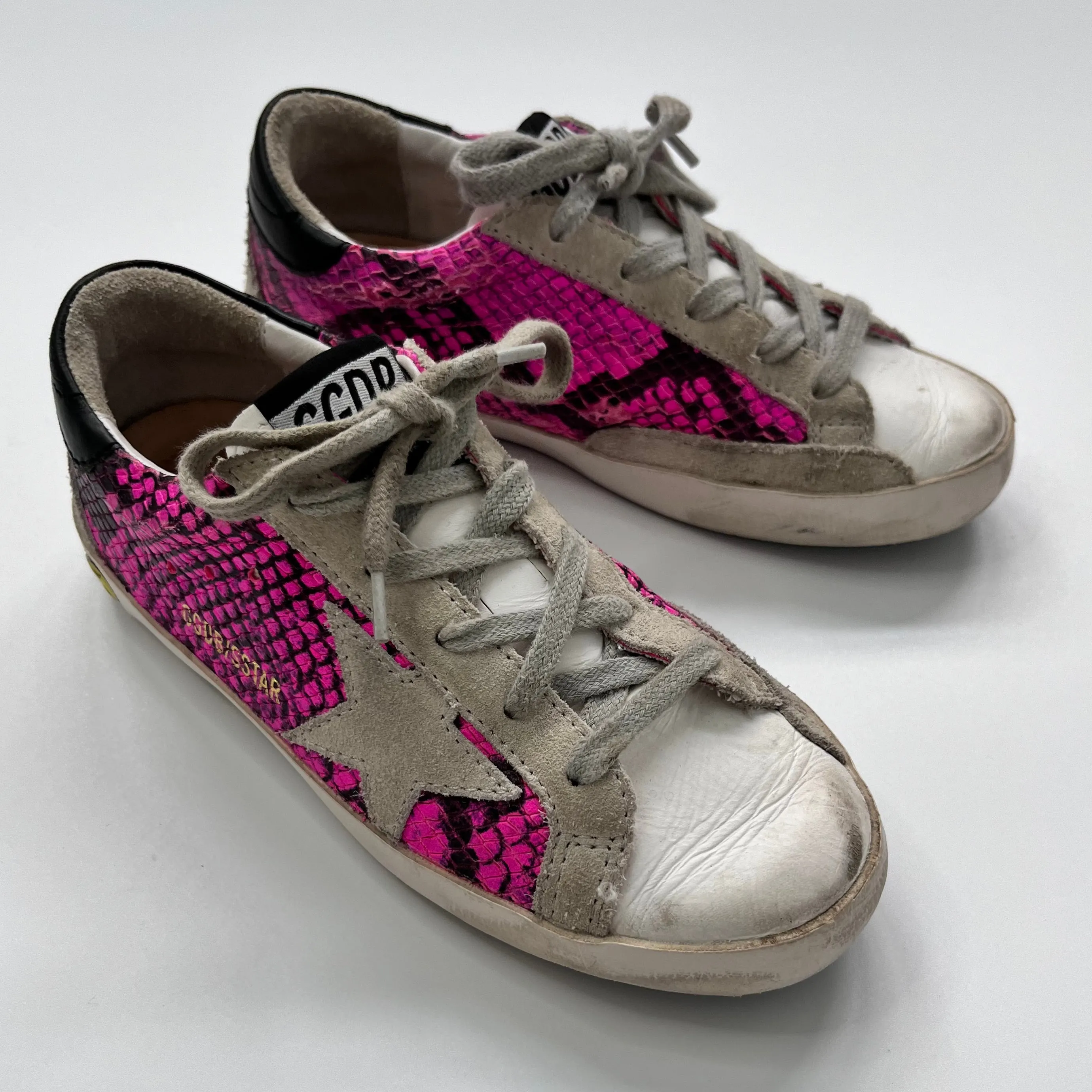 Golden Goose Neon Snake Sneakers: Size EU 31