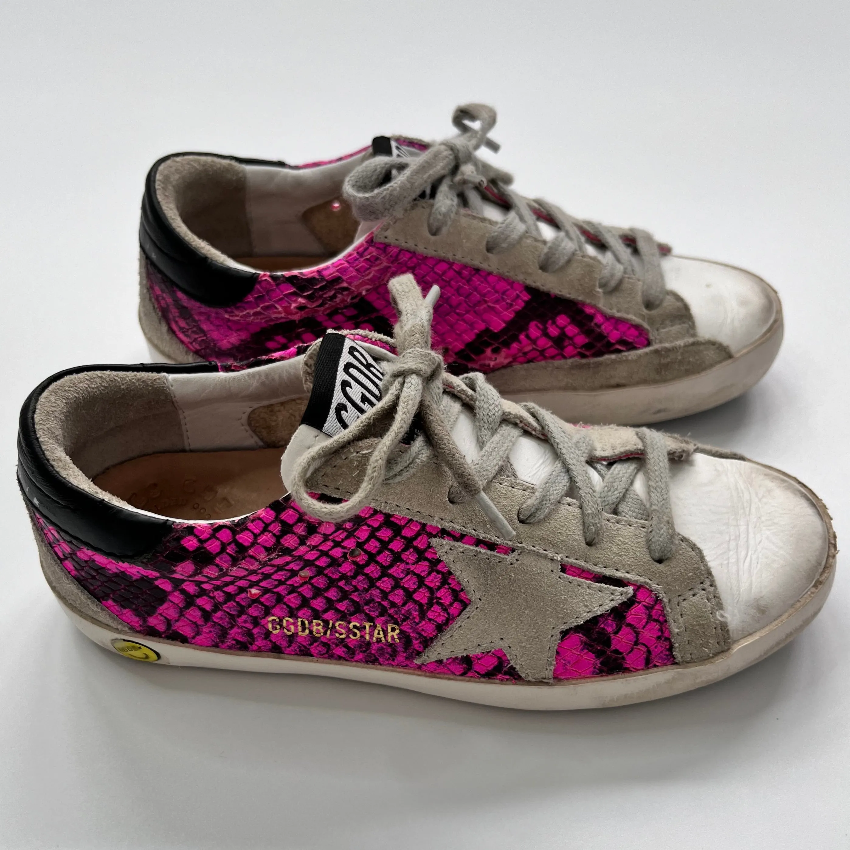 Golden Goose Neon Snake Sneakers: Size EU 31