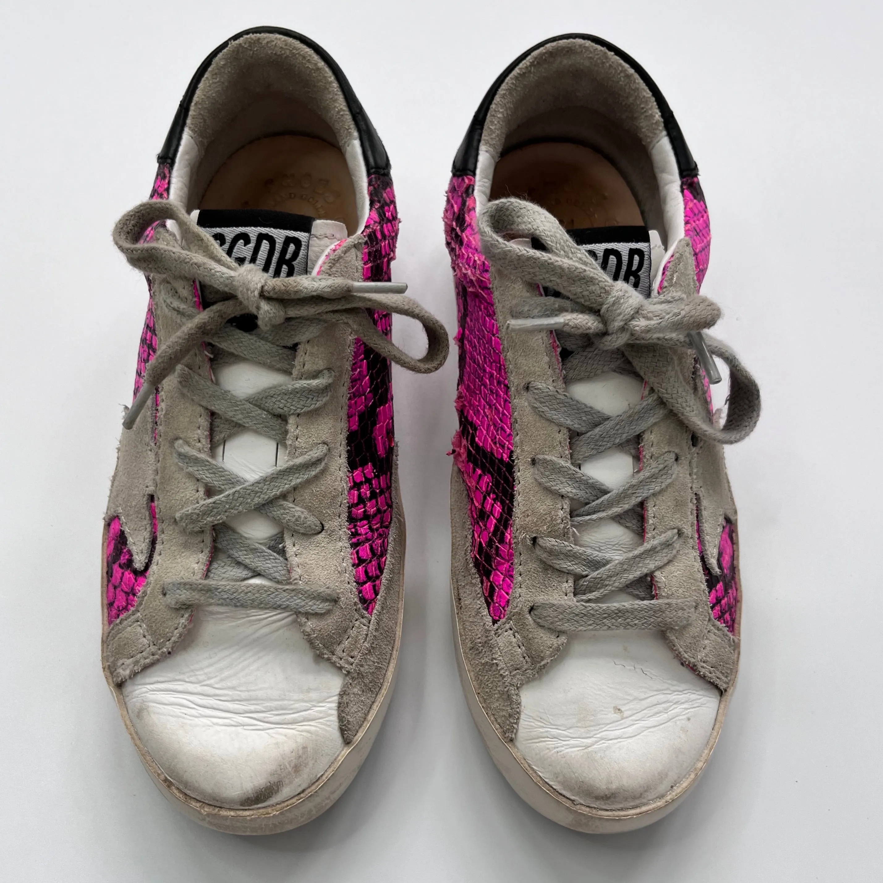 Golden Goose Neon Snake Sneakers: Size EU 31