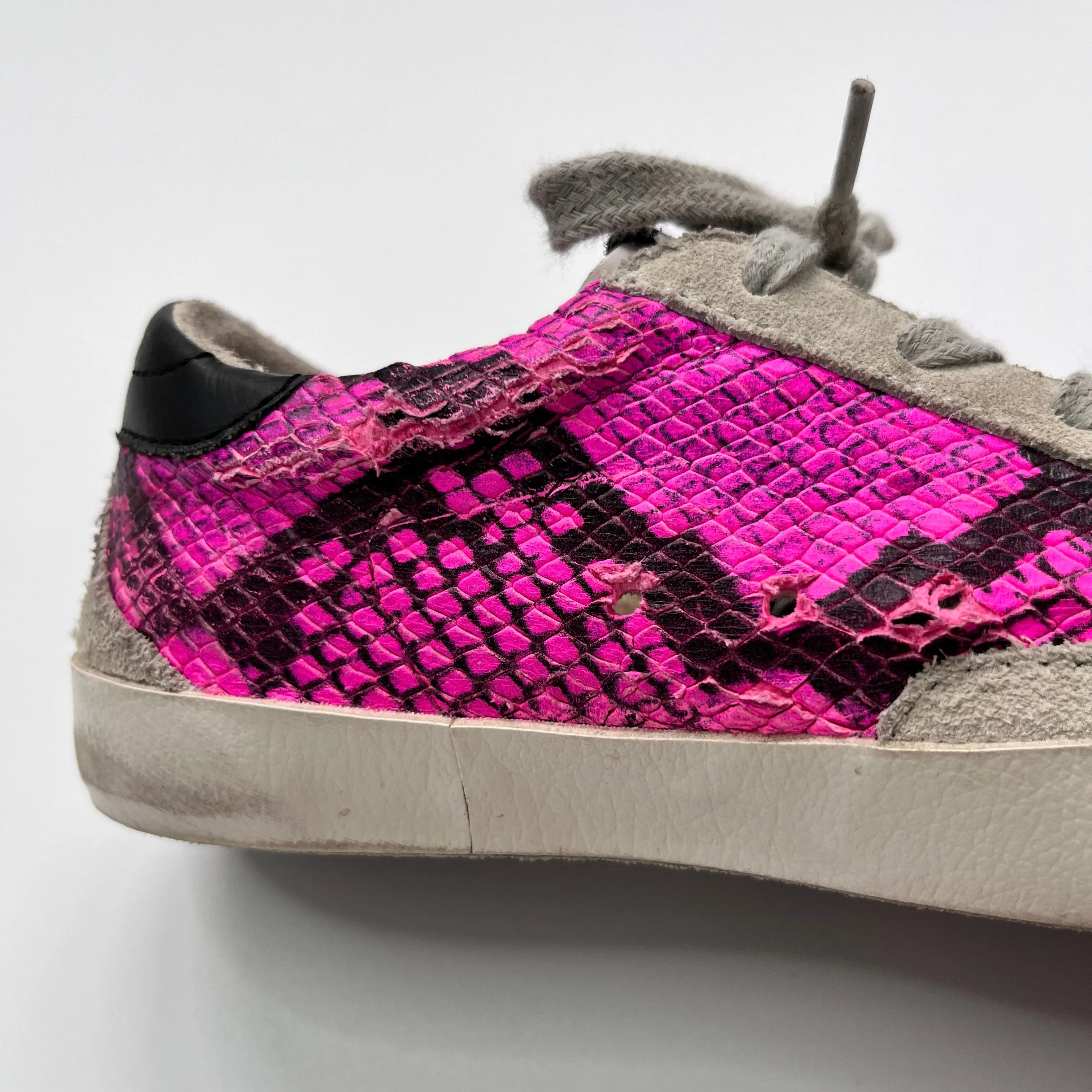 Golden Goose Neon Snake Sneakers: Size EU 31