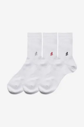 Gramicci socks Basic Crew Socks men's white color