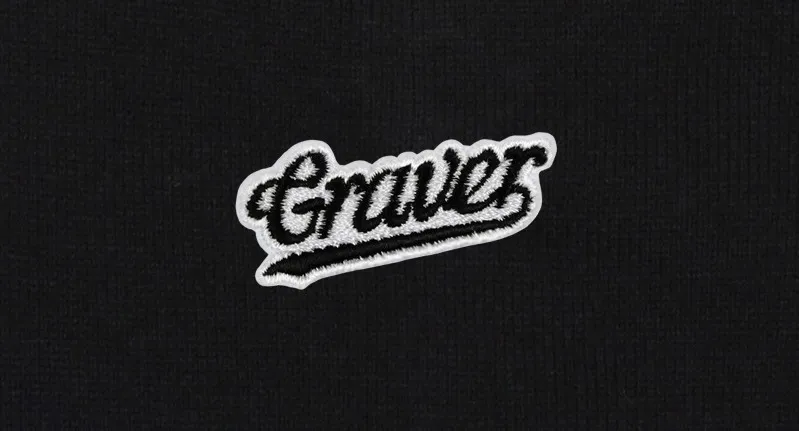 GRAVER  |[GRAVER]★BASEBALL BLACK LOGO EMBROIDERY KNIT VEST