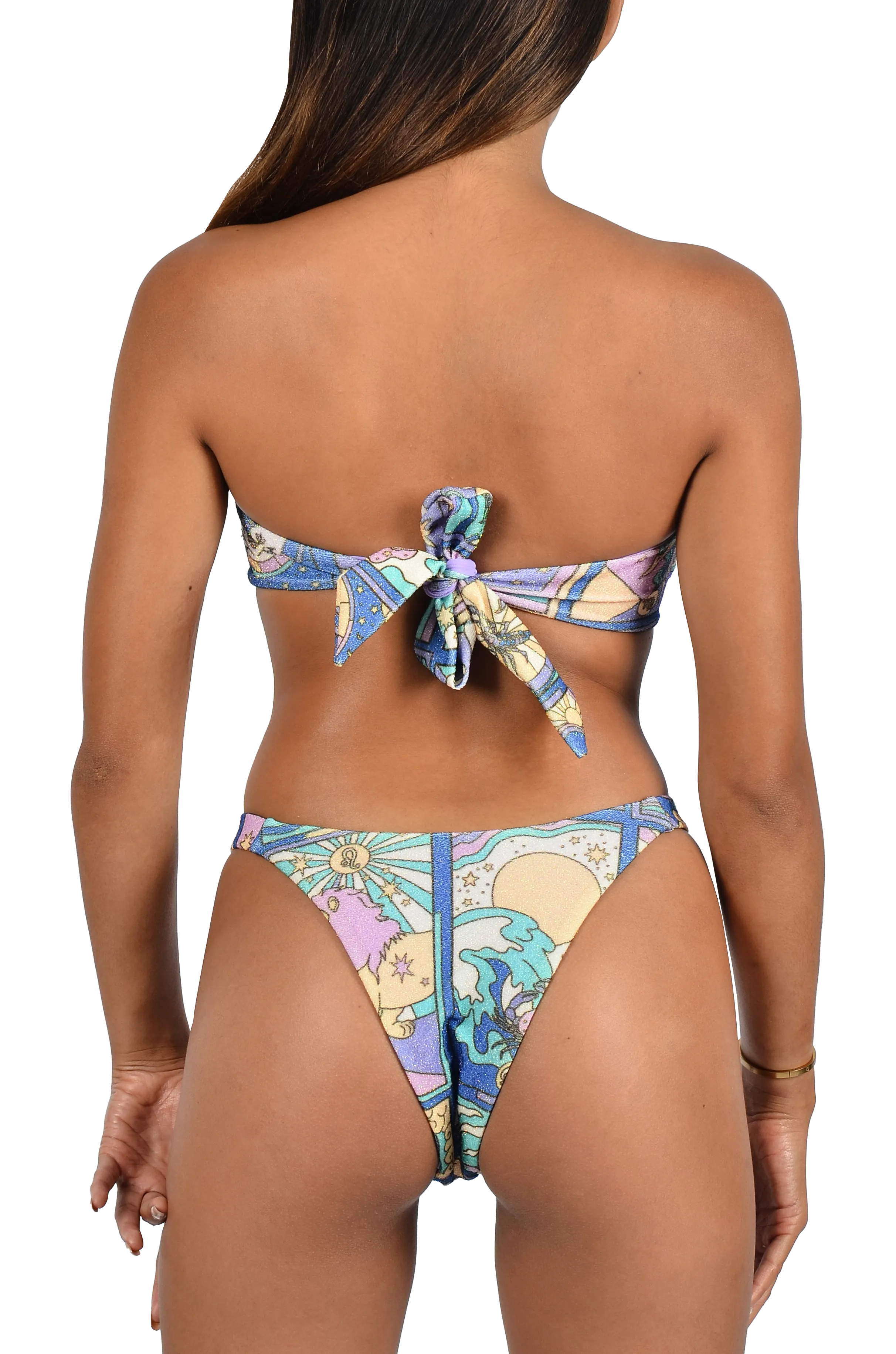 Hester Slip On Multi-Coloured Bikini Bottoms