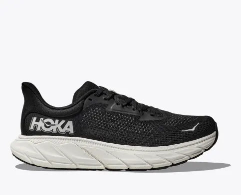 Hoka Women’s Arahi 7 Athletic Shoes-Black/White **Wide Width**