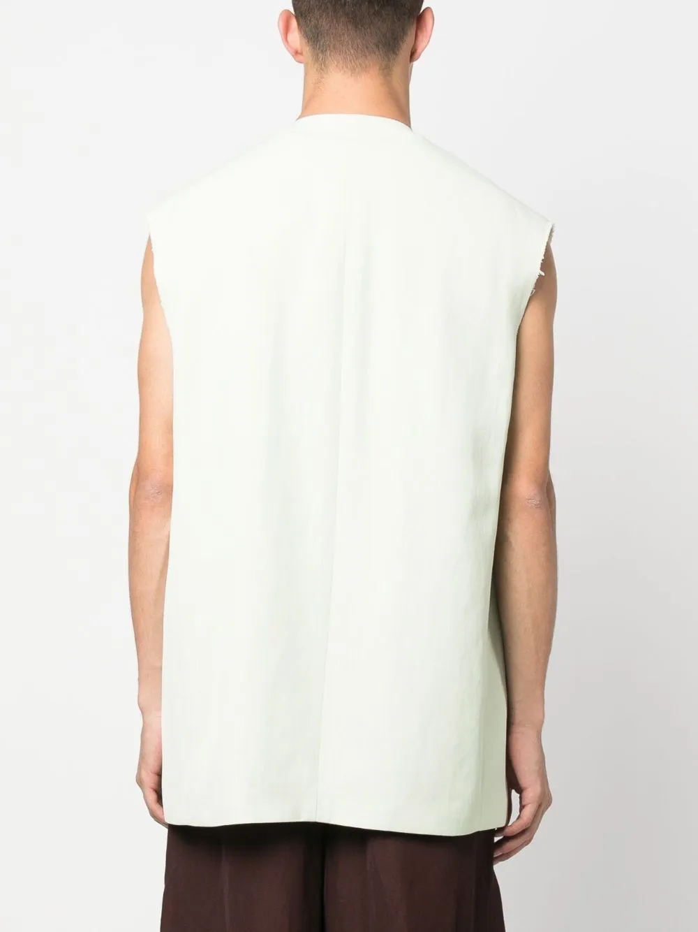 Jil Sander  |Linen Street Style Plain Cotton Designers Vests & Gillets