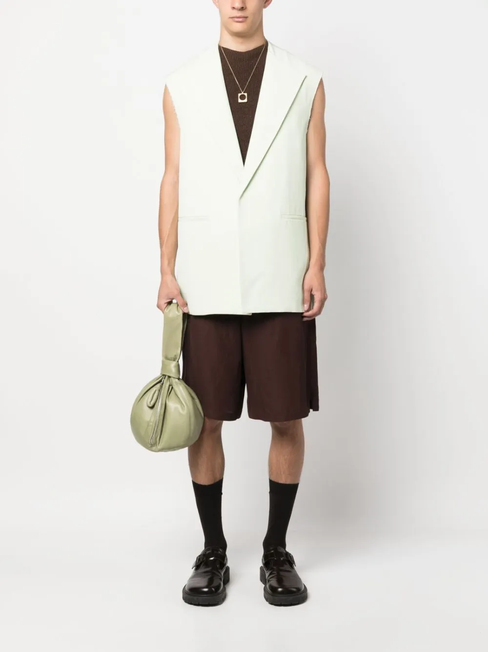 Jil Sander  |Linen Street Style Plain Cotton Designers Vests & Gillets