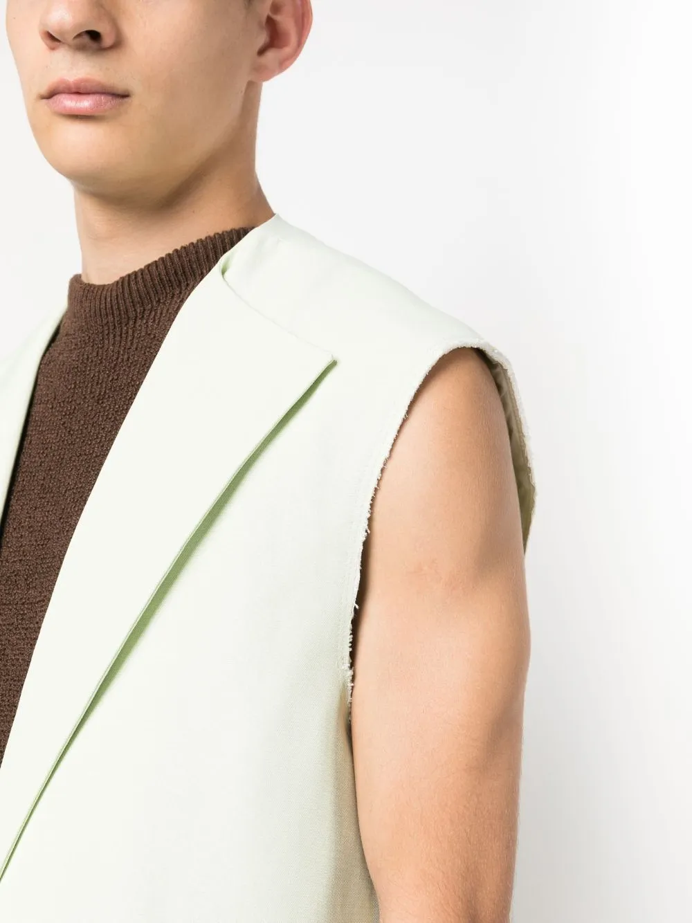 Jil Sander  |Linen Street Style Plain Cotton Designers Vests & Gillets