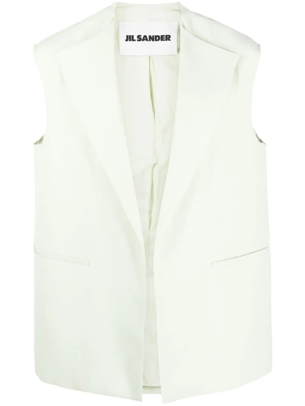 Jil Sander  |Linen Street Style Plain Cotton Designers Vests & Gillets