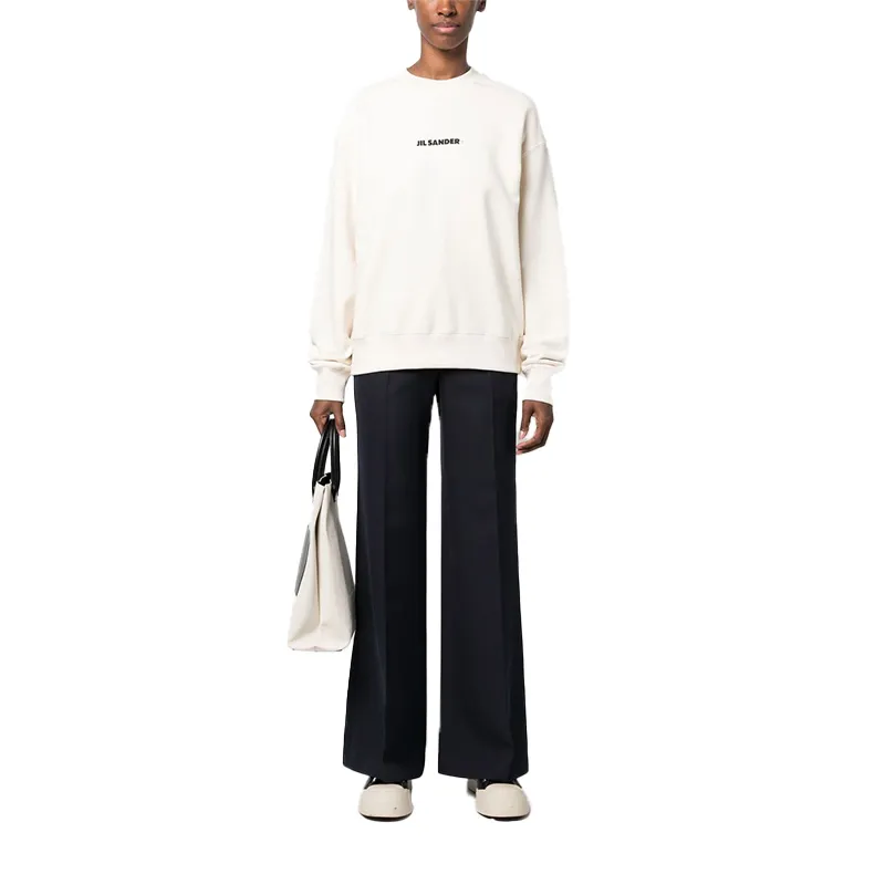 Jil Sander  |Unisex Street Style Long Sleeves Plain Cotton Logo