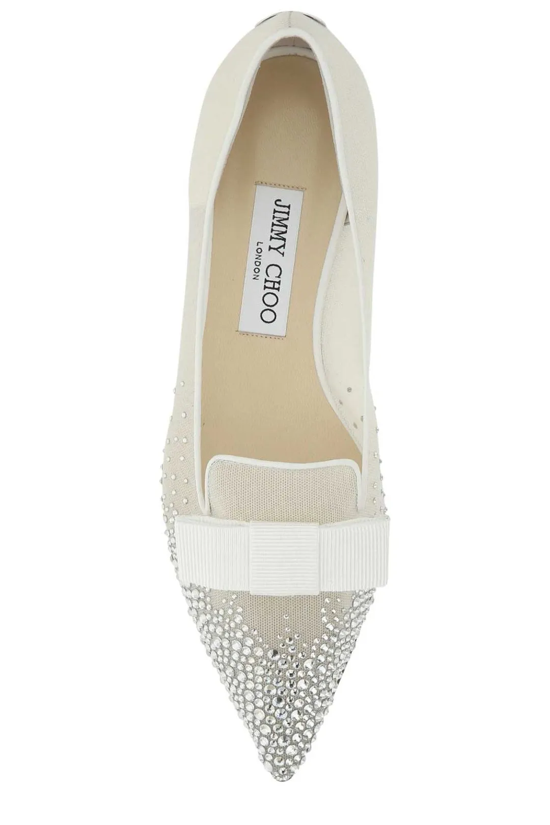 Jimmy Choo Gala Embellished Ballerina Shoes