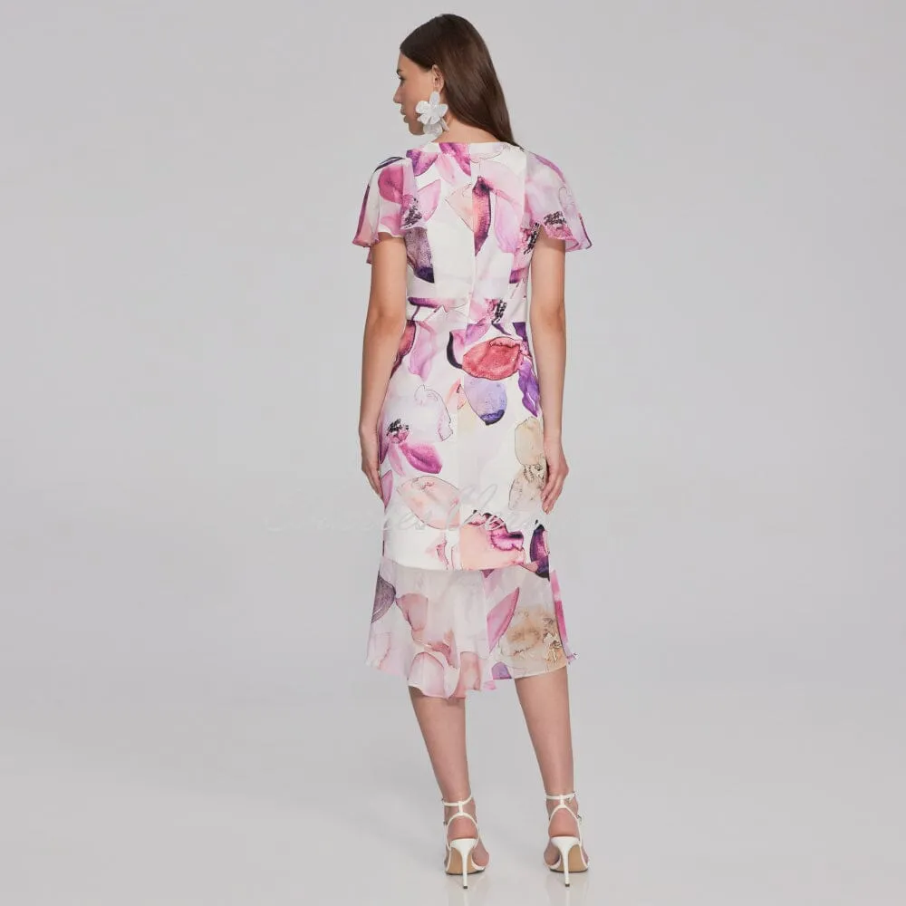 Joseph Ribkoff 'Signature' Floral Print Dress - Style 241732