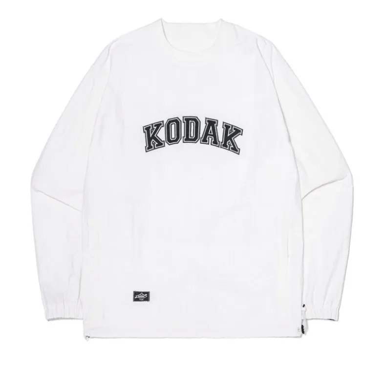 KODAK  |Unisex Street Style Collaboration Long Sleeves Logo