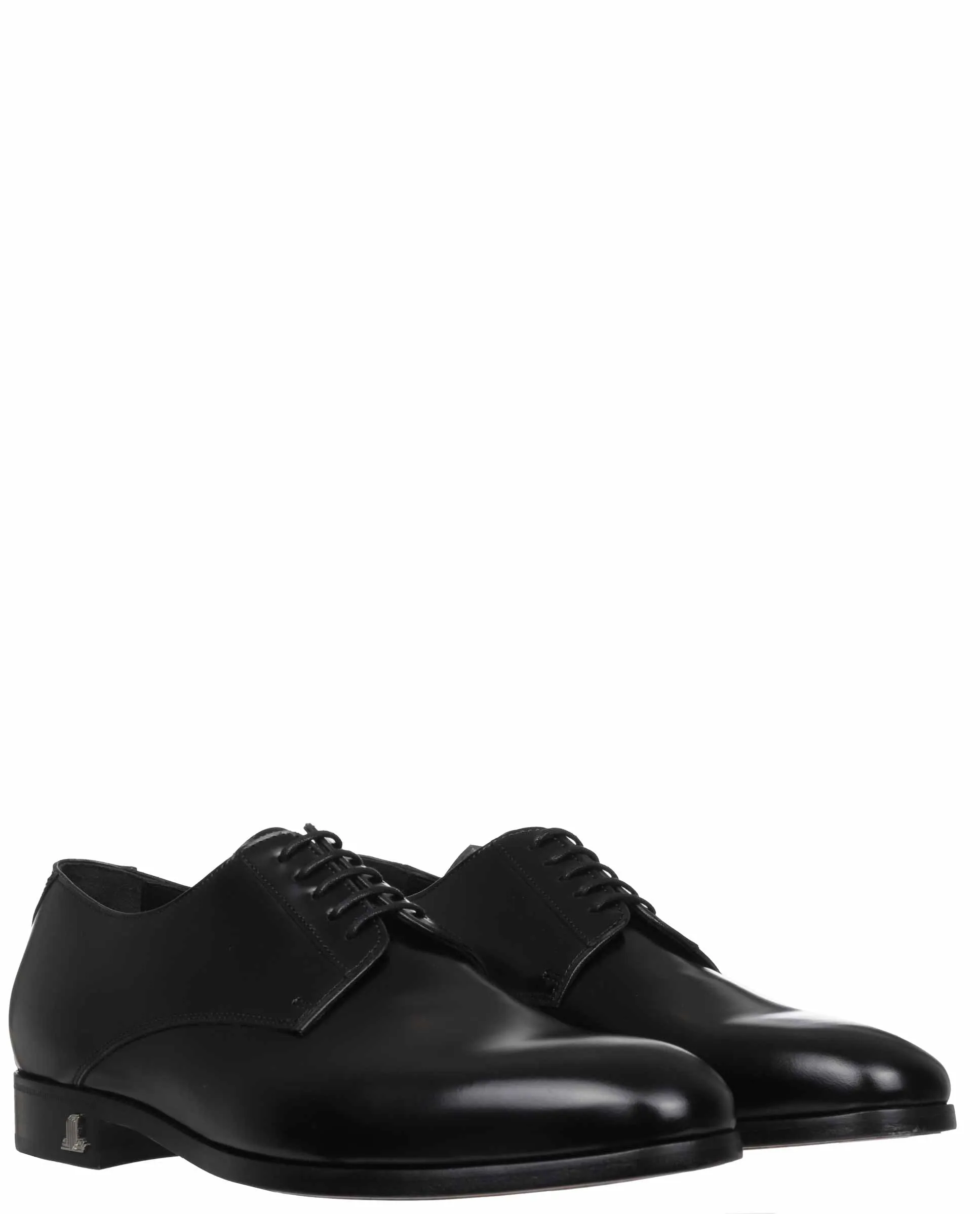 Lanvin Logo Plaque Lace-Up Shoes