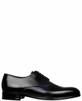 Lanvin Logo Plaque Lace-Up Shoes