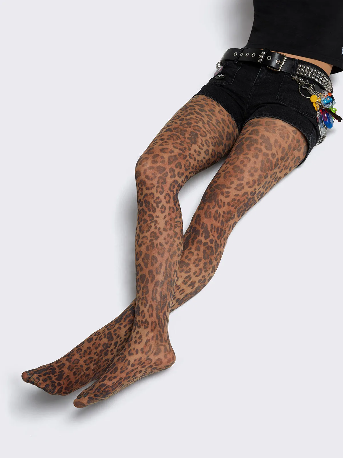 Leopard Riot Tights