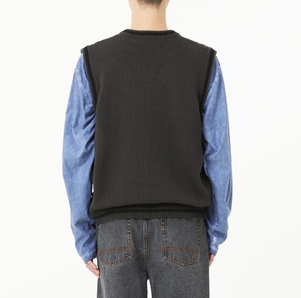 LMC  |[ LMC ]★CABLE ARCH KNIT VEST