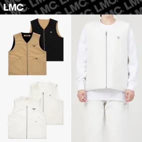 LMC  |Unisex Street Style Logo Vests & Gillets