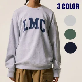 LMC  |Unisex Street Style Long Sleeves Plain Cotton Logo Hoodies