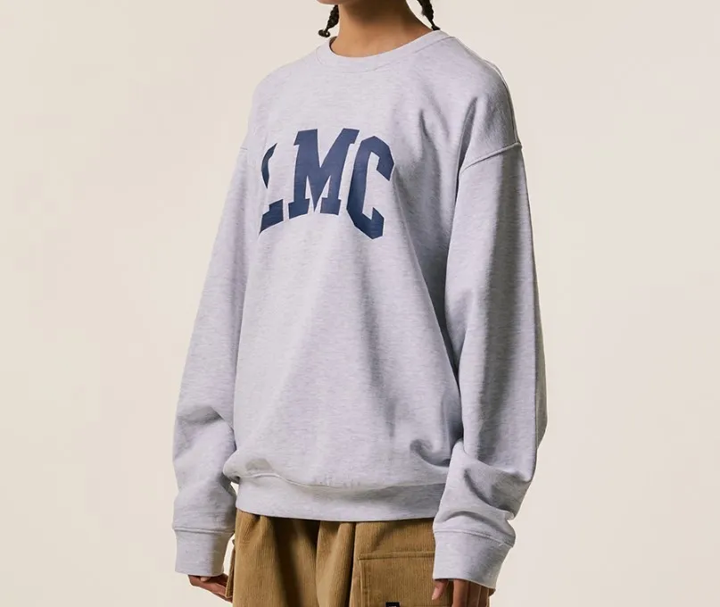 LMC  |Unisex Street Style Long Sleeves Plain Cotton Logo Hoodies