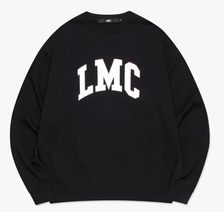 LMC  |Unisex Street Style Long Sleeves Plain Cotton Logo Hoodies