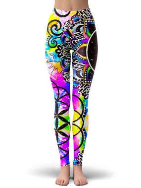 Magical Balance Foil Leggings