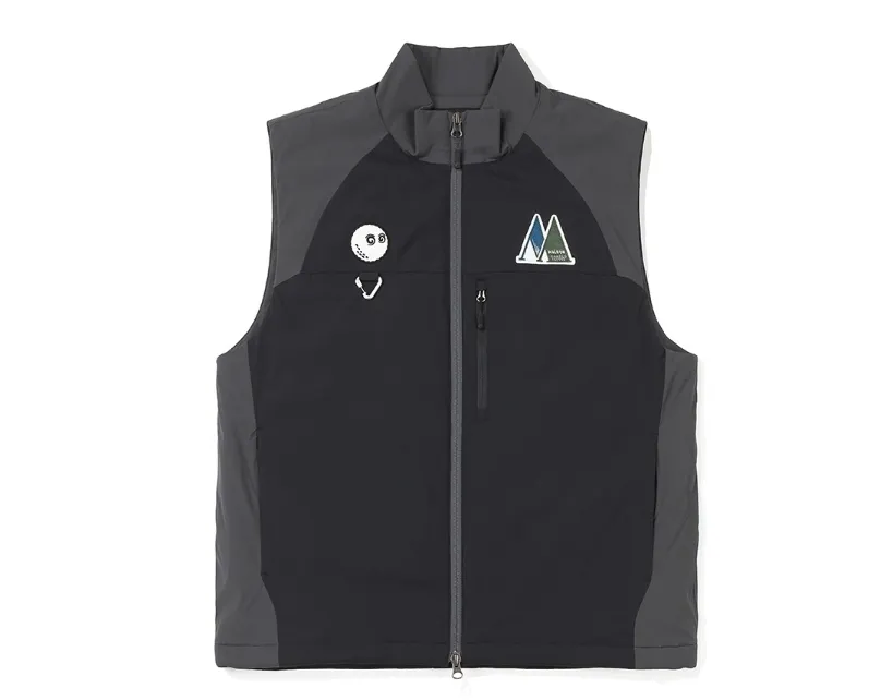 Malbon Golf  |Street Style Plain Logo Vests & Gillets