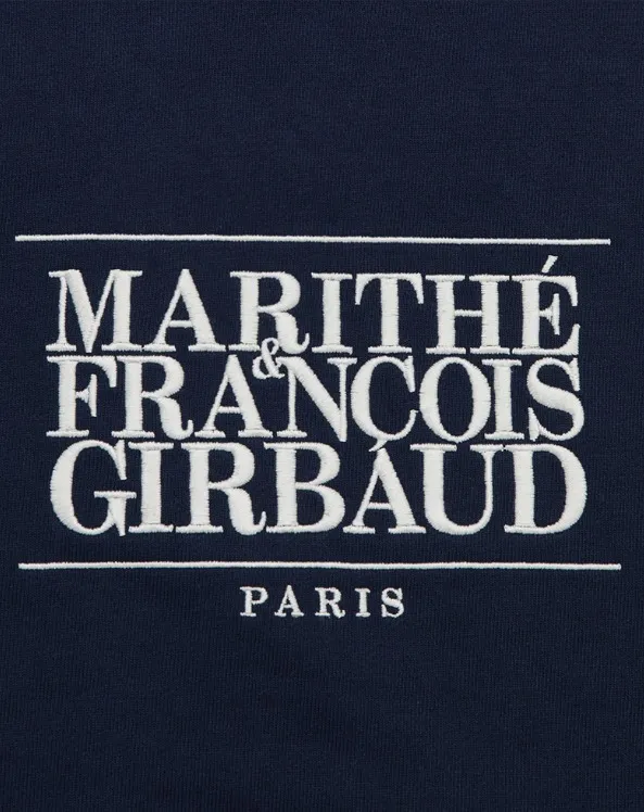 Marithe + Francois Girbaud  |Street Style Plain Cotton Logo Hoodies & Sweatshirts