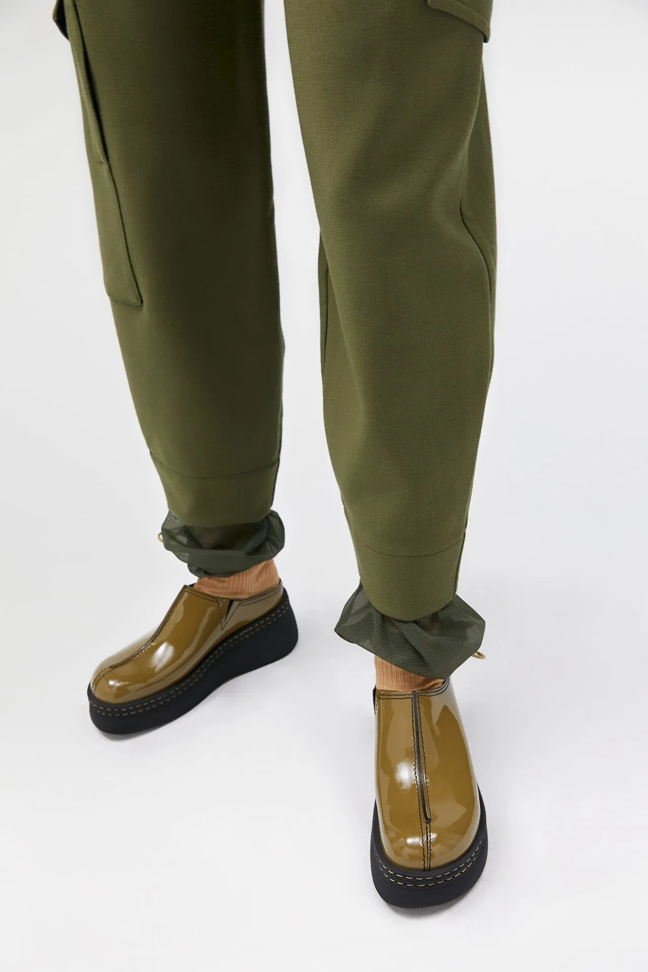 Miista Mego Mules Khaki