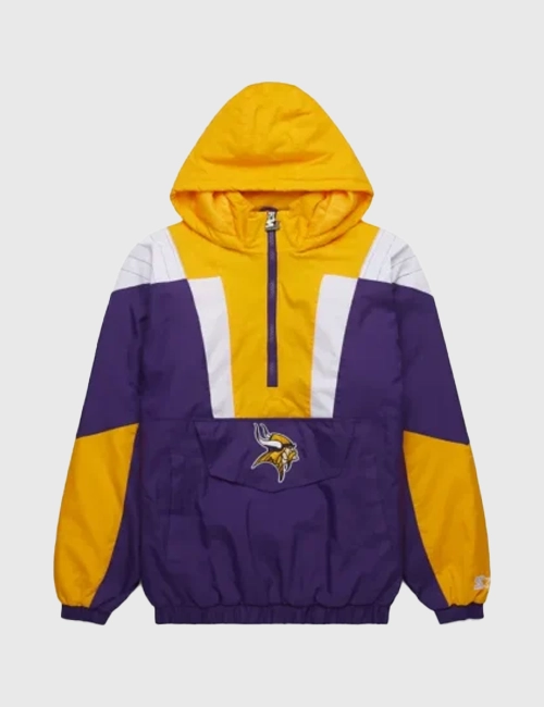 Minnesota Vikings Pullover Starter Jacket - William Jacket