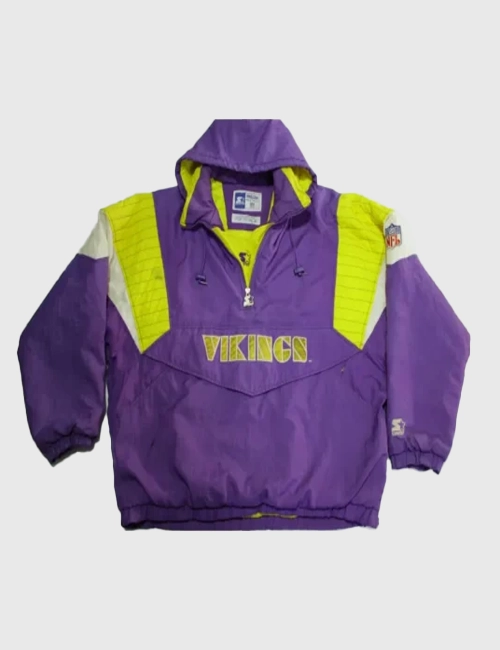 Minnesota Vikings Pullover Starter Jacket - William Jacket