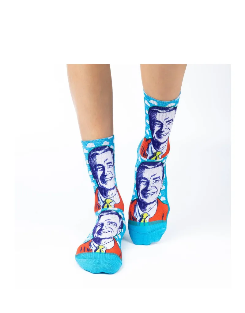 MISTER ROGERS POP ART ACTIVE SOCK