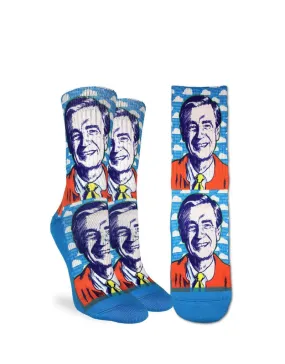 MISTER ROGERS POP ART ACTIVE SOCK