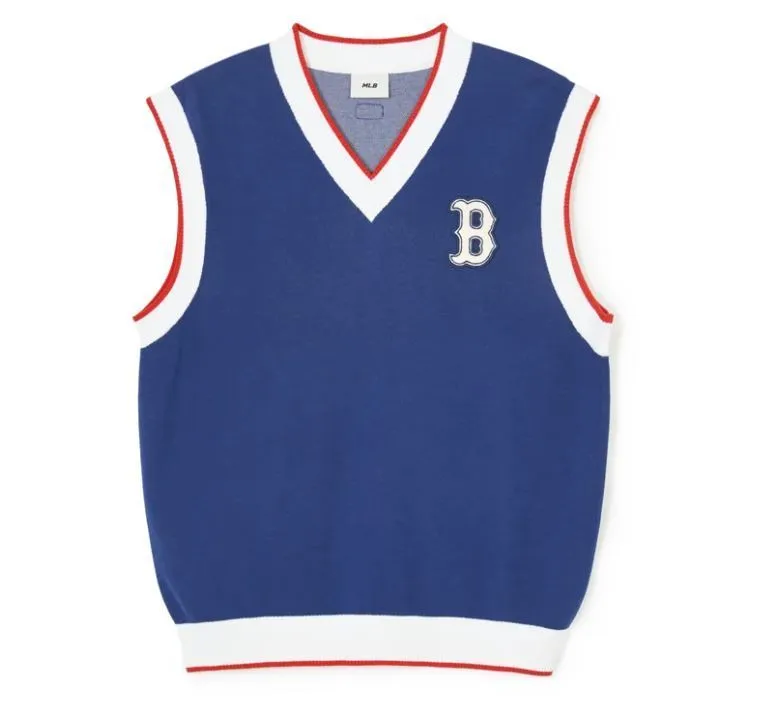 MLB Korea  |Unisex Street Style Logo Vests & Gillets