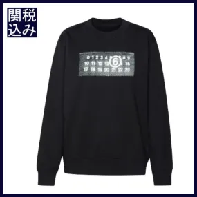 MM6 Maison Margiela  |Crew Neck Long Sleeves Plain Cotton Logo