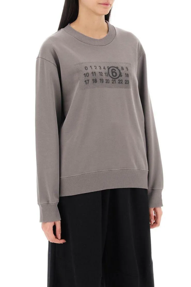 MM6 Maison Margiela  |Street Style Long Sleeves Plain Cotton Logo