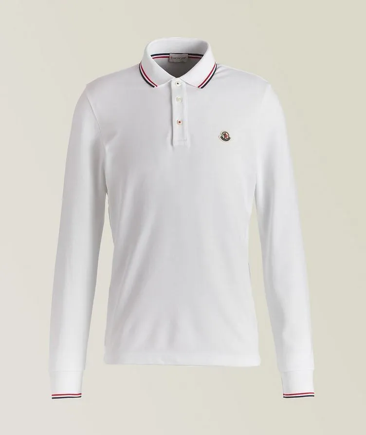 MONCLER  |Button-down Long Sleeves Plain Cotton Logo