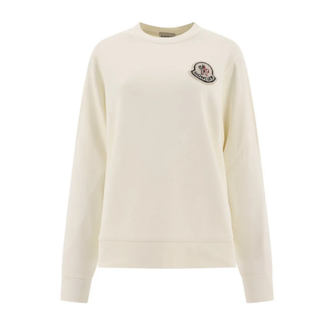 MONCLER  |Crew Neck Street Style Long Sleeves Cotton Logo