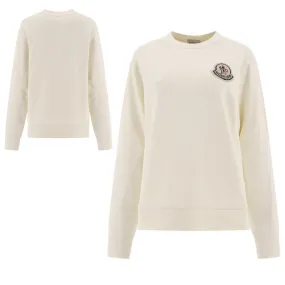 MONCLER  |Crew Neck Street Style Long Sleeves Cotton Logo