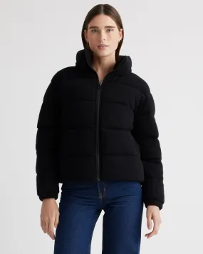 Mongolian Cashmere Puffer Jacket