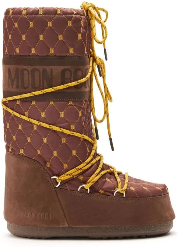 Moon Boot Icon quilted snow boots Brown