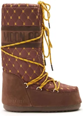 Moon Boot Icon quilted snow boots Brown