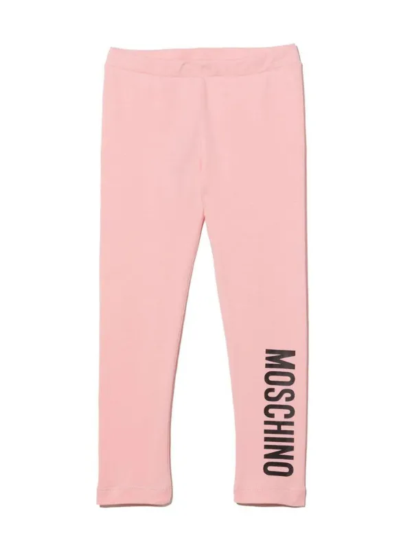 Moschino Leggings Logo Pink