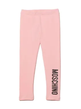 Moschino Leggings Logo Pink