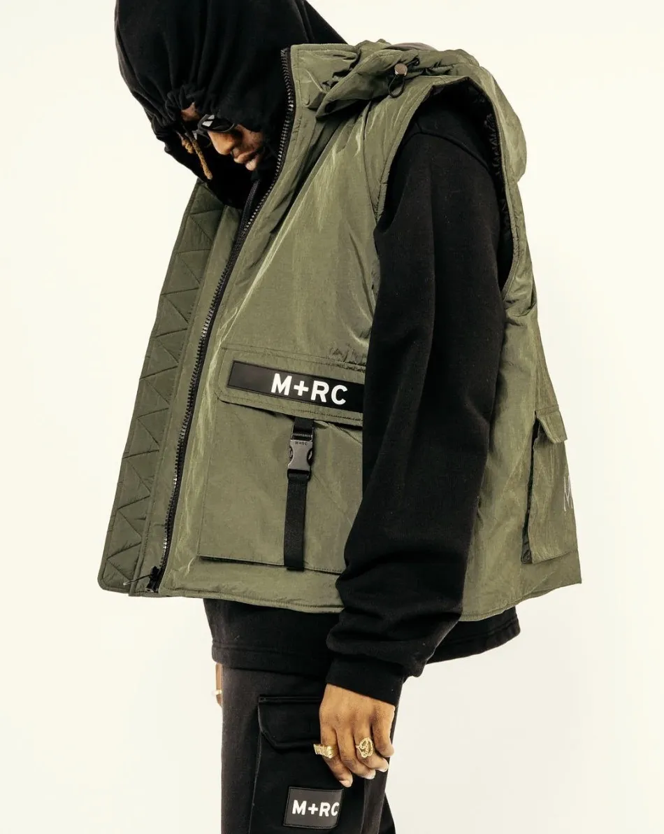 MRC NOIR  |Street Style Logo Vests & Gillets