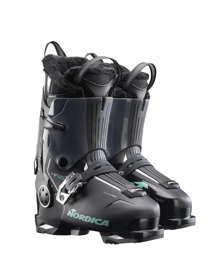 Nordica HF 85 GW Womens Ski Boots - Black/Anthracite/Green