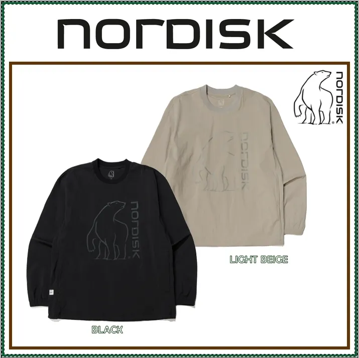 Nordisk  |Street Style Long Sleeves Plain Logo Hoodies & Sweatshirts