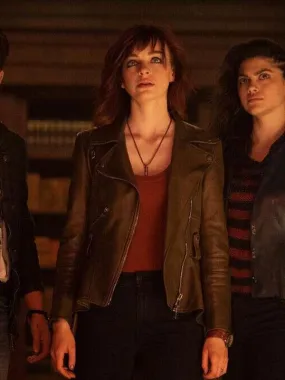 Olivia Rose Keegan Gotham Knights 2023 Leather Jacket