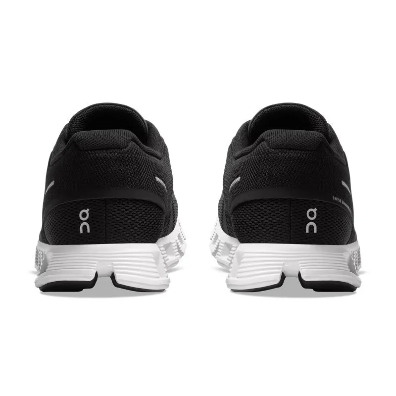 On Women's Cloud 5 Sneaker - Black/White