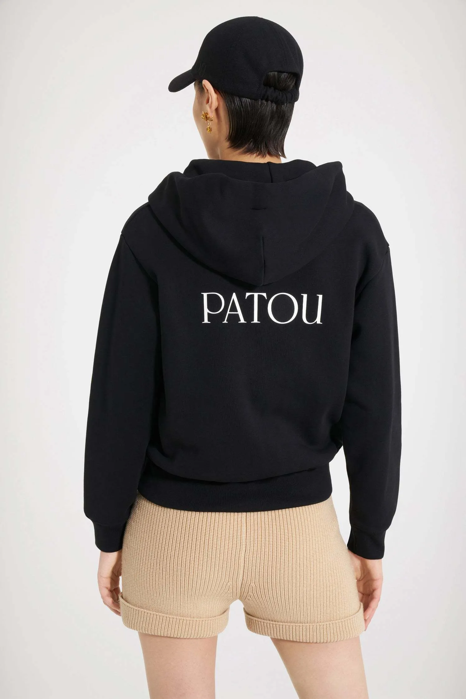 PATOU  |Street Style Long Sleeves Plain Cotton Logo