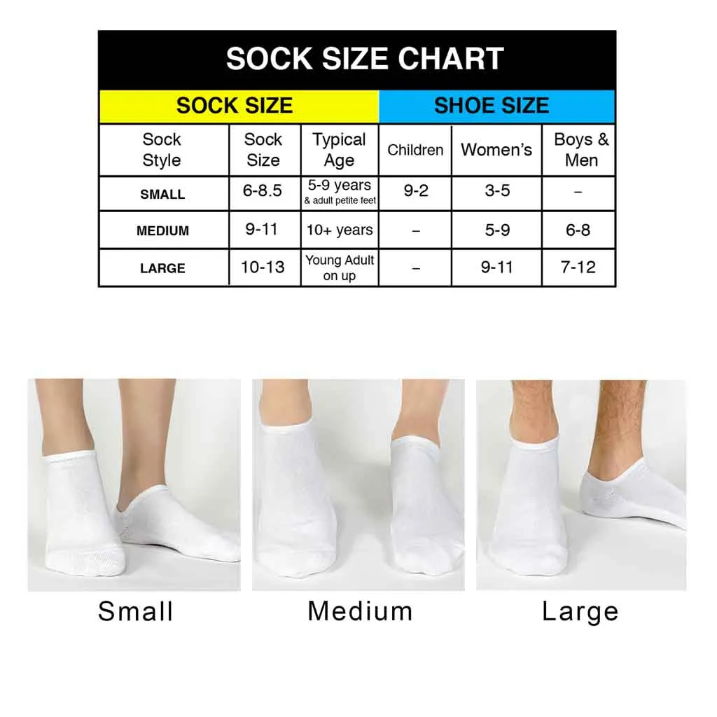 Personalized Knock My Socks Off - No Show Socks